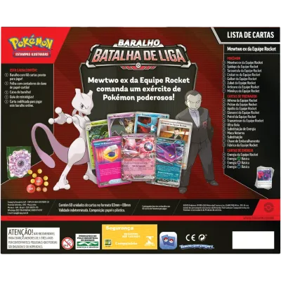 Pokémon - (Deck) Baralho Batalha de Liga - Mewtwo EX