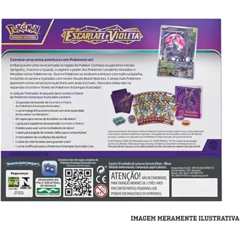 Pokémon - Escarlate e Violeta 01- Coleção Treinador Avançado Miraidon