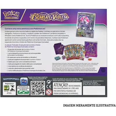 Pokémon - Escarlate e Violeta 01- Coleção Treinador Avançado Miraidon