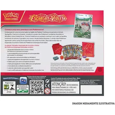 Pokémon - Escarlate e Violeta 01- Coleção Treinador Avançado Koraidon