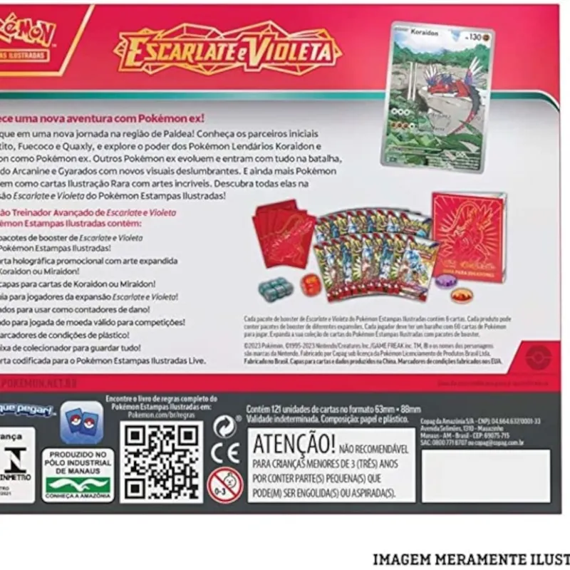 Pokémon - Escarlate e Violeta 01- Coleção Treinador Avançado Koraidon