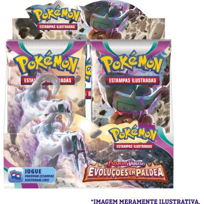 Pokémon - Escarlate e Violeta 02 - Evoluções em Paldea - Booster Box