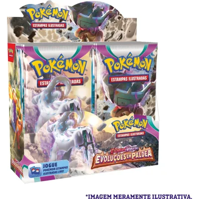 Pokémon - Escarlate e Violeta 02 - Evoluções em Paldea - Booster Box