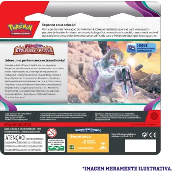 Pokémon - Escarlate e Violeta 02 - Evoluções em Paldea - Kit 2 Blister com 4 booster