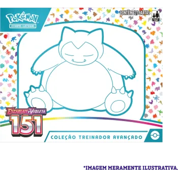 Pokémon - Escarlate e Violeta 03,5 - 151 - Coleção Treinador Avançado Snorlax