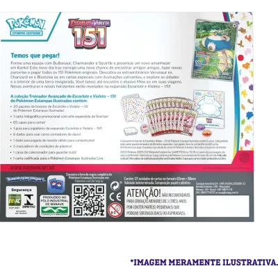 Pokémon - Escarlate e Violeta 03,5 - 151 - Coleção Treinador Avançado Snorlax