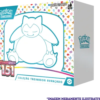 Pokémon - Escarlate e Violeta 03,5 - 151 - Coleção Treinador Avançado Snorlax