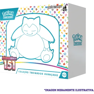 Pokémon - Escarlate e Violeta 03,5 - 151 - Coleção Treinador Avançado Snorlax