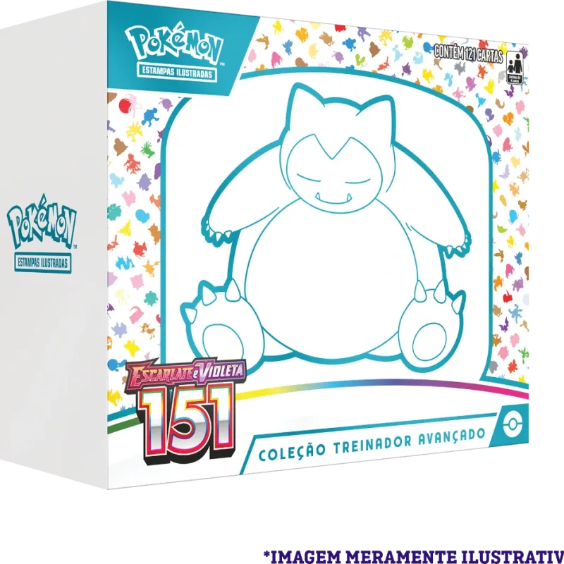Pokémon - Escarlate e Violeta 03,5 - 151 - Coleção Treinador Avançado Snorlax