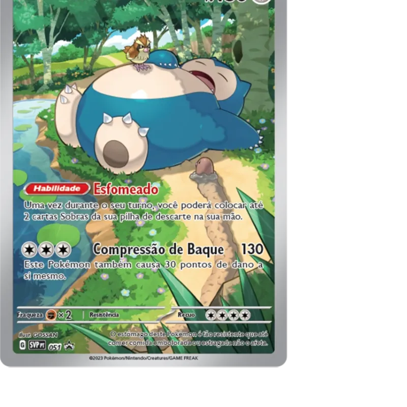 Pokémon - Escarlate e Violeta 03,5 - 151 - Coleção Treinador Avançado Snorlax