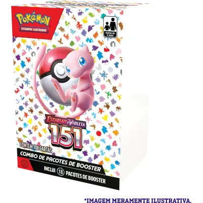 Pokémon - Escarlate e Violeta 03,5 - 151 - Combo de Pacotes