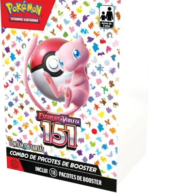 Pokémon - Escarlate e Violeta 03,5 - 151 - Combo de Pacotes