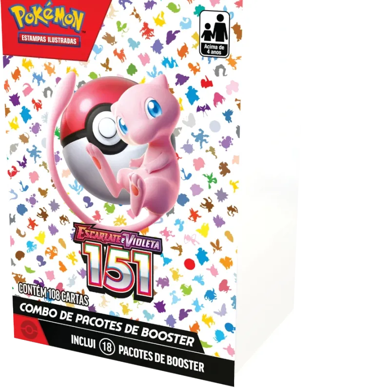 Pokémon - Escarlate e Violeta 03,5 - 151 - Combo de Pacotes