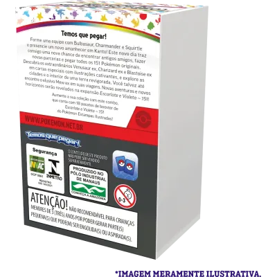 Pokémon - Escarlate e Violeta 03,5 - 151 - Combo de Pacotes