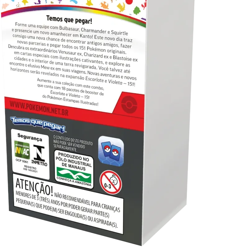 Pokémon - Escarlate e Violeta 03,5 - 151 - Combo de Pacotes