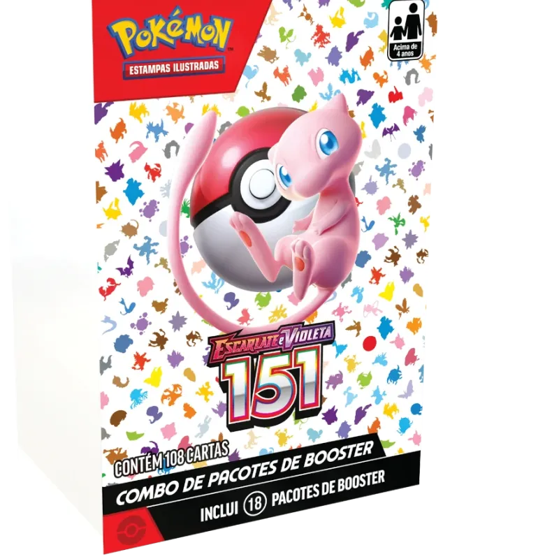 Pokémon - Escarlate e Violeta 03,5 - 151 - Combo de Pacotes