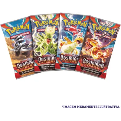 Pokémon - Escarlate e Violeta 03 - Obsidiana em Chamas - Booster