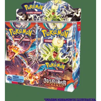 Pokémon - Escarlate e Violeta 03 - Obsidiana em Chamas - Booster Box