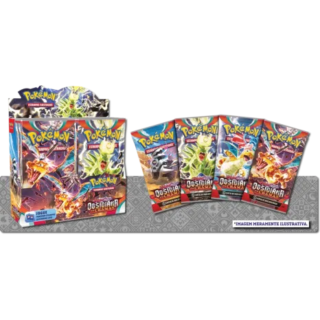 Pokémon - Escarlate e Violeta 03 - Obsidiana em Chamas - Booster Box