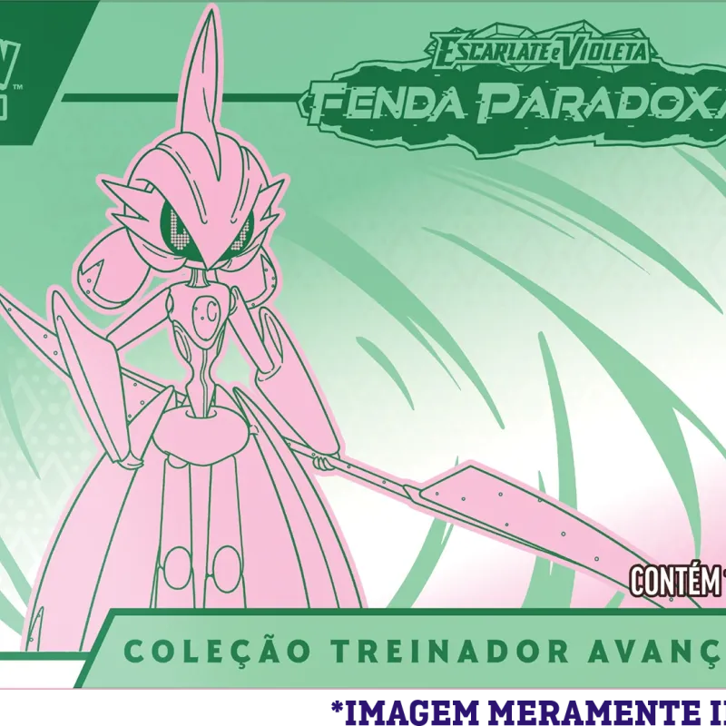 Pokémon - Escarlate e Violeta 04 - Fenda Paradoxal - Coleção Treinador Avançado Valentia Férrea