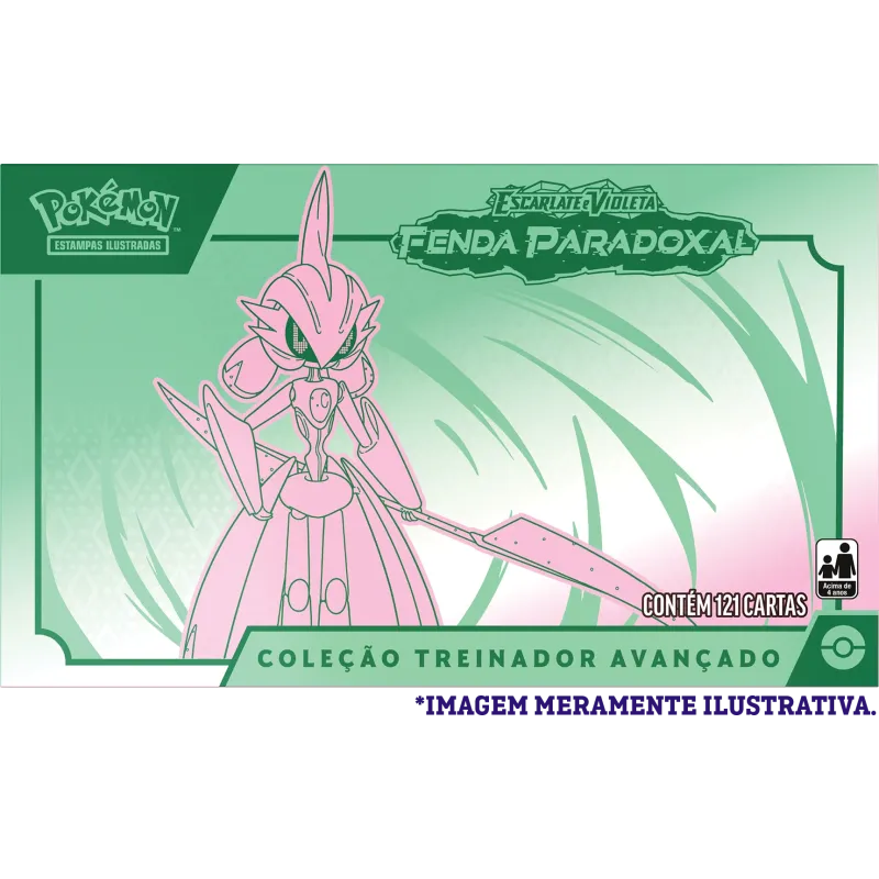 Pokémon - Escarlate e Violeta 04 - Fenda Paradoxal - Coleção Treinador Avançado Valentia Férrea