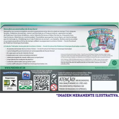 Pokémon - Escarlate e Violeta 04 - Fenda Paradoxal - Coleção Treinador Avançado Valentia Férrea