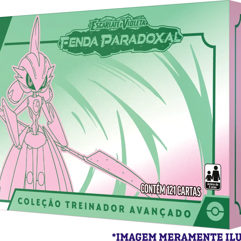 Pokémon - Escarlate e Violeta 04 - Fenda Paradoxal - Coleção Treinador Avançado Valentia Férrea
