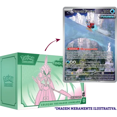 Pokémon - Escarlate e Violeta 04 - Fenda Paradoxal - Coleção Treinador Avançado Valentia Férrea