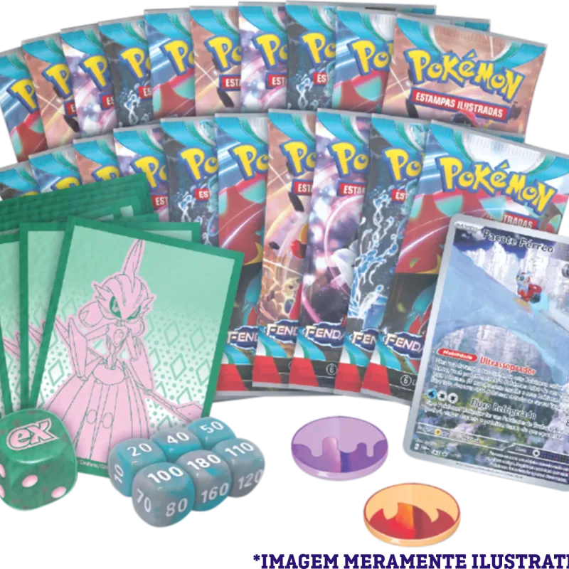 Pokémon - Escarlate e Violeta 04 - Fenda Paradoxal - Coleção Treinador Avançado Valentia Férrea