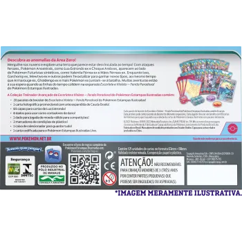 Pokémon - Escarlate e Violeta 04 - Fenda Paradoxal - Coleção Treinador Avançado Lua Estrondo