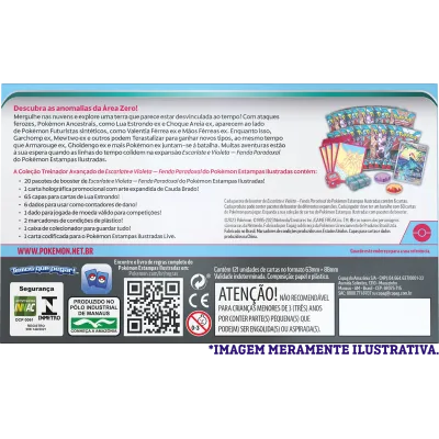 Pokémon - Escarlate e Violeta 04 - Fenda Paradoxal - Coleção Treinador Avançado Lua Estrondo