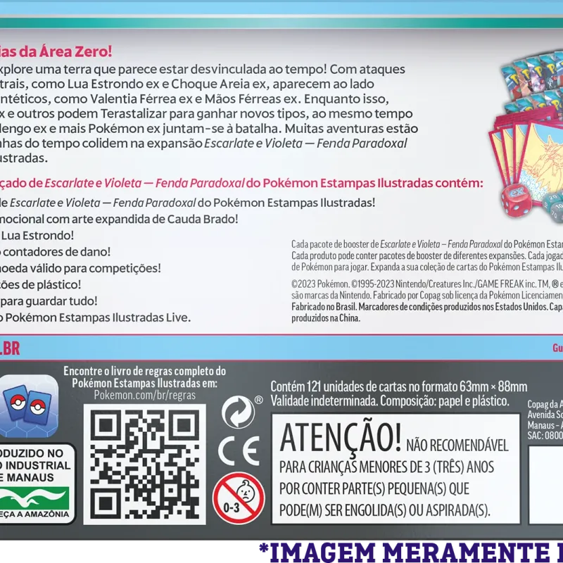 Pokémon - Escarlate e Violeta 04 - Fenda Paradoxal - Coleção Treinador Avançado Lua Estrondo