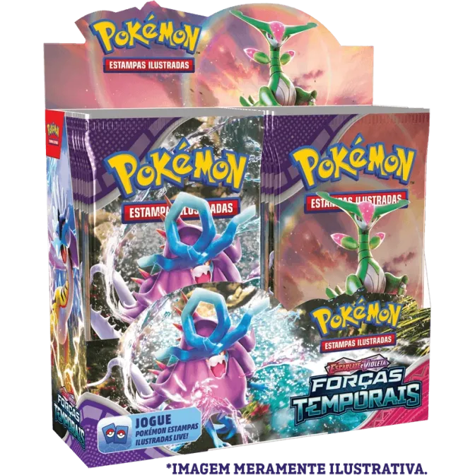 Pokémon - Escarlate e Violeta 05 - Forças Temporais - Booster Box