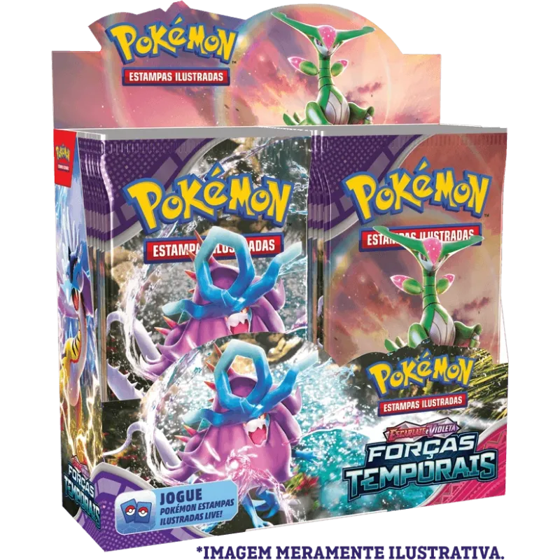 Pokémon - Escarlate e Violeta 05 - Forças Temporais - Booster Box