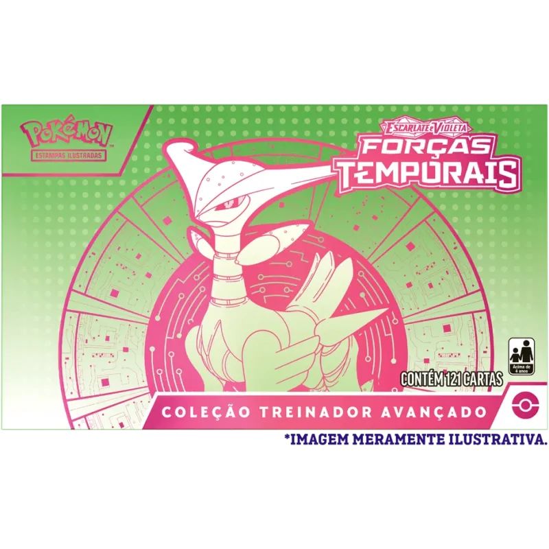 Pokémon - Escarlate e Violeta 05 - Forças Temporais - Coleção Treinador Avançado Espinhos Férreos