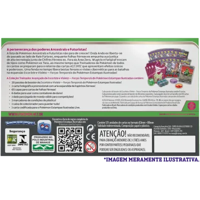 Pokémon - Escarlate e Violeta 05 - Forças Temporais - Coleção Treinador Avançado Espinhos Férreos