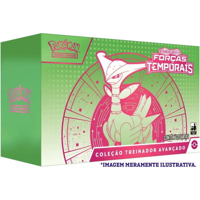 Pokémon - Escarlate e Violeta 05 - Forças Temporais - Coleção Treinador Avançado Espinhos Férreos