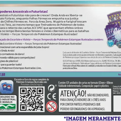 Pokémon - Escarlate e Violeta 05 - Forças Temporais - Coleção Treinador Avançado Juba Sopro