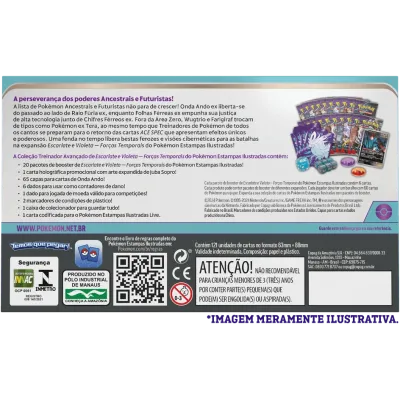 Pokémon - Escarlate e Violeta 05 - Forças Temporais - Coleção Treinador Avançado Juba Sopro