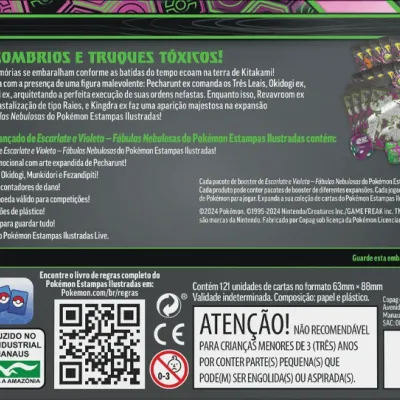 Pokémon - Escarlate e Violeta 06.5 - Fábulas Nebulosas - Coleção Treinador Avançado Pokémon - Escarlate e Violeta 06.5 - Fábulas Nebulosas - Coleção Treinador Avançado
