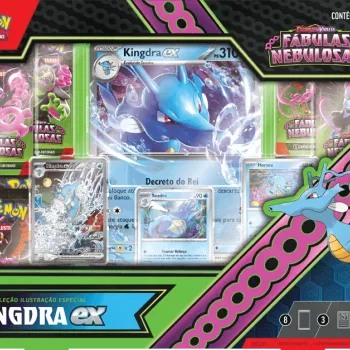 Pokémon - Escarlate e Violeta 06.5 - Fábulas Nebulosas - Coleção Especial Kingdra EX