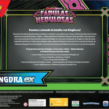 Pokémon - Escarlate e Violeta 06.5 - Fábulas Nebulosas - Coleção Especial Kingdra EX