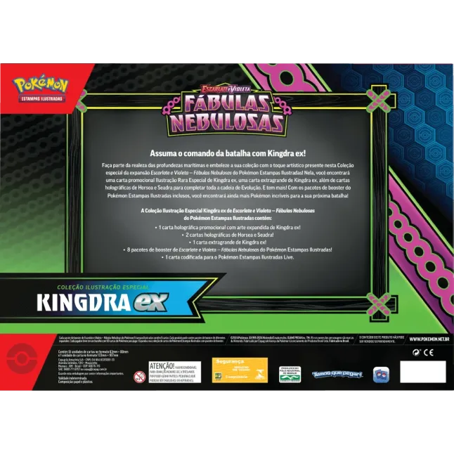Pokémon - Escarlate e Violeta 06.5 - Fábulas Nebulosas - Coleção Especial Kingdra EX