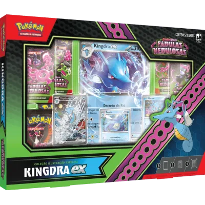 Pokémon - Escarlate e Violeta 06.5 - Fábulas Nebulosas - Coleção Especial Kingdra EX