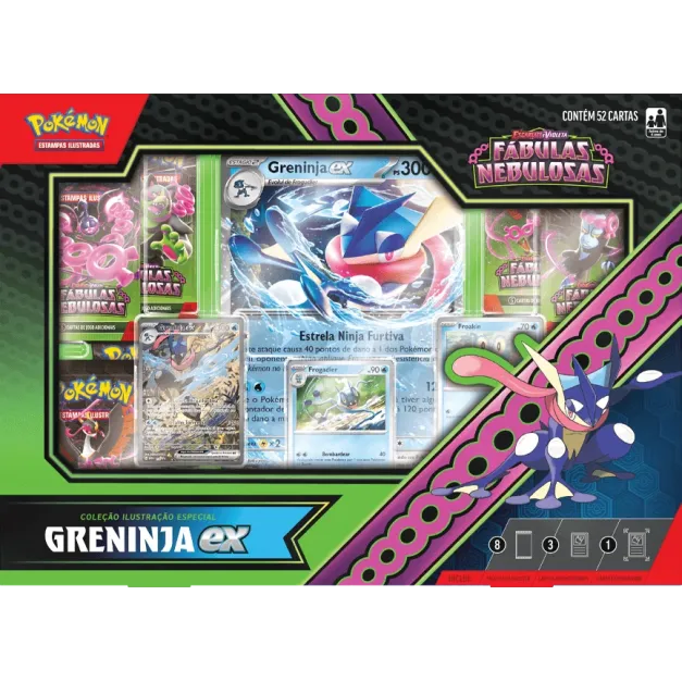 Pokémon - Escarlate e Violeta 06.5 - Fábulas Nebulosas - Coleção Especial Greninja EX