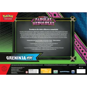 Pokémon - Escarlate e Violeta 06.5 - Fábulas Nebulosas - Coleção Especial Greninja EX