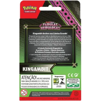 Pokémon - Escarlate e Violeta 06.5 - Fábulas Nebulosas - Coleção Ilustração Kingambit