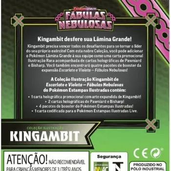 Pokémon - Escarlate e Violeta 06.5 - Fábulas Nebulosas - Coleção Ilustração Kingambit
