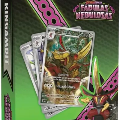Pokémon - Escarlate e Violeta 06.5 - Fábulas Nebulosas - Coleção Ilustração Kingambit Pokémon - Escarlate e Violeta 06.5 - Fábulas Nebulosas - Coleção Ilustração Kingambit