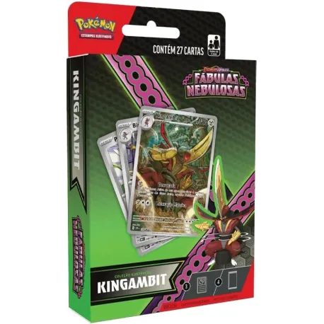 Pokémon - Escarlate e Violeta 06.5 - Fábulas Nebulosas - Coleção Ilustração Kingambit